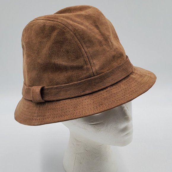 totes Suede Fedora - Picture 4 of 11